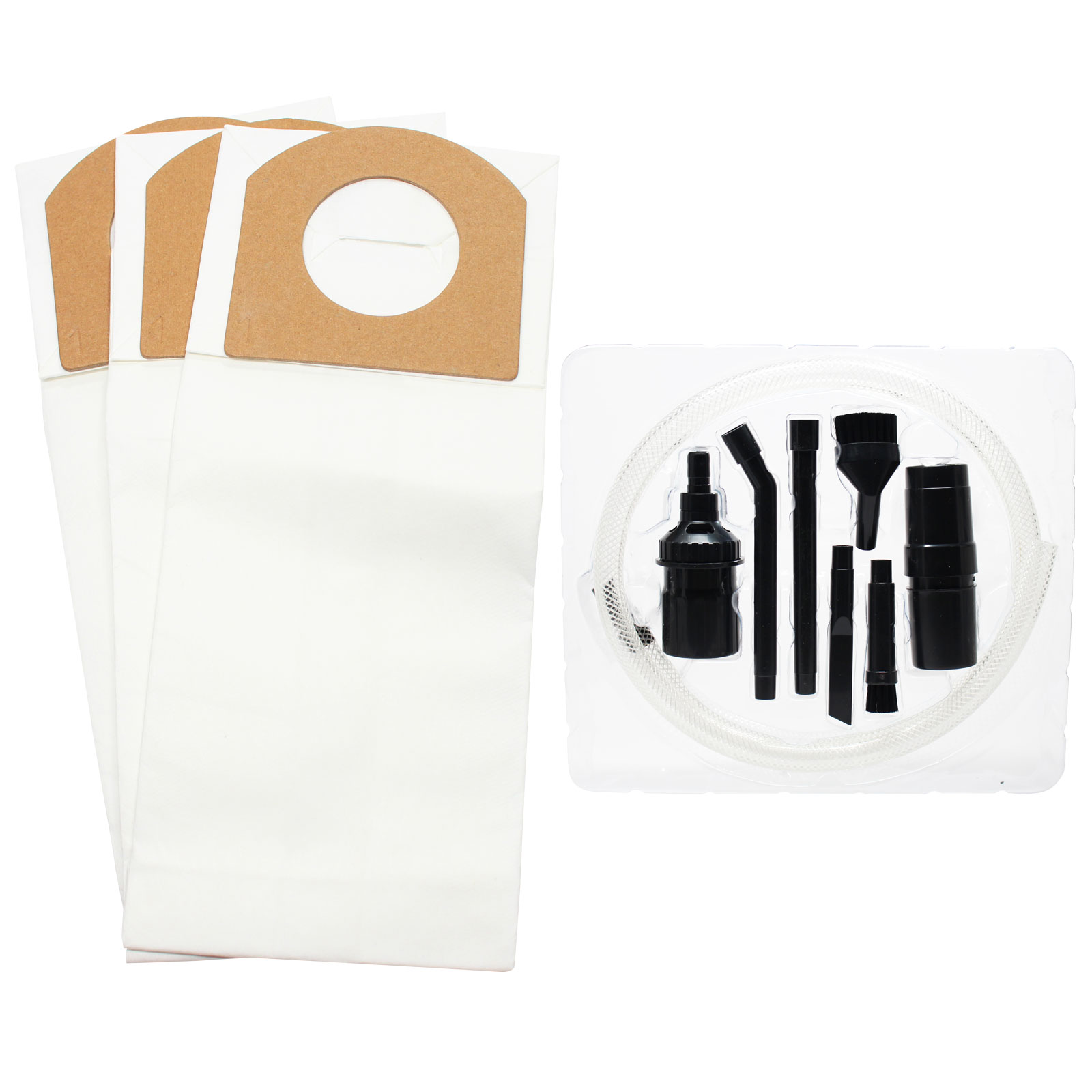 3 Vacuum Bags + Micro Kit for Dirt Devil M086370, M086010, UD30000