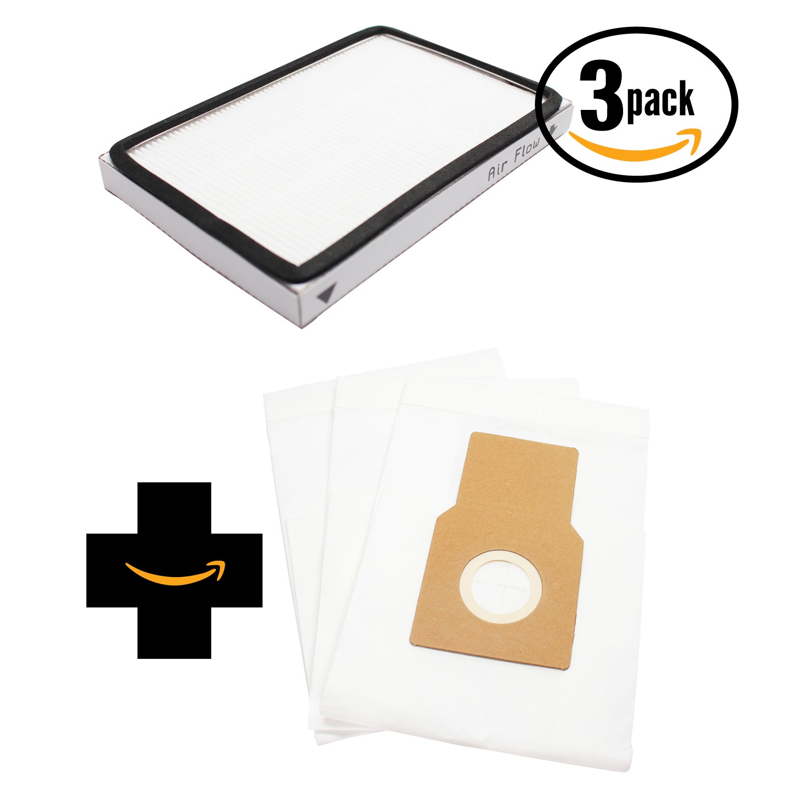 S183 S251 Kenmore 205068 S185 6 Vacuum Bags /& 3 EF1 Filters for Miele S314