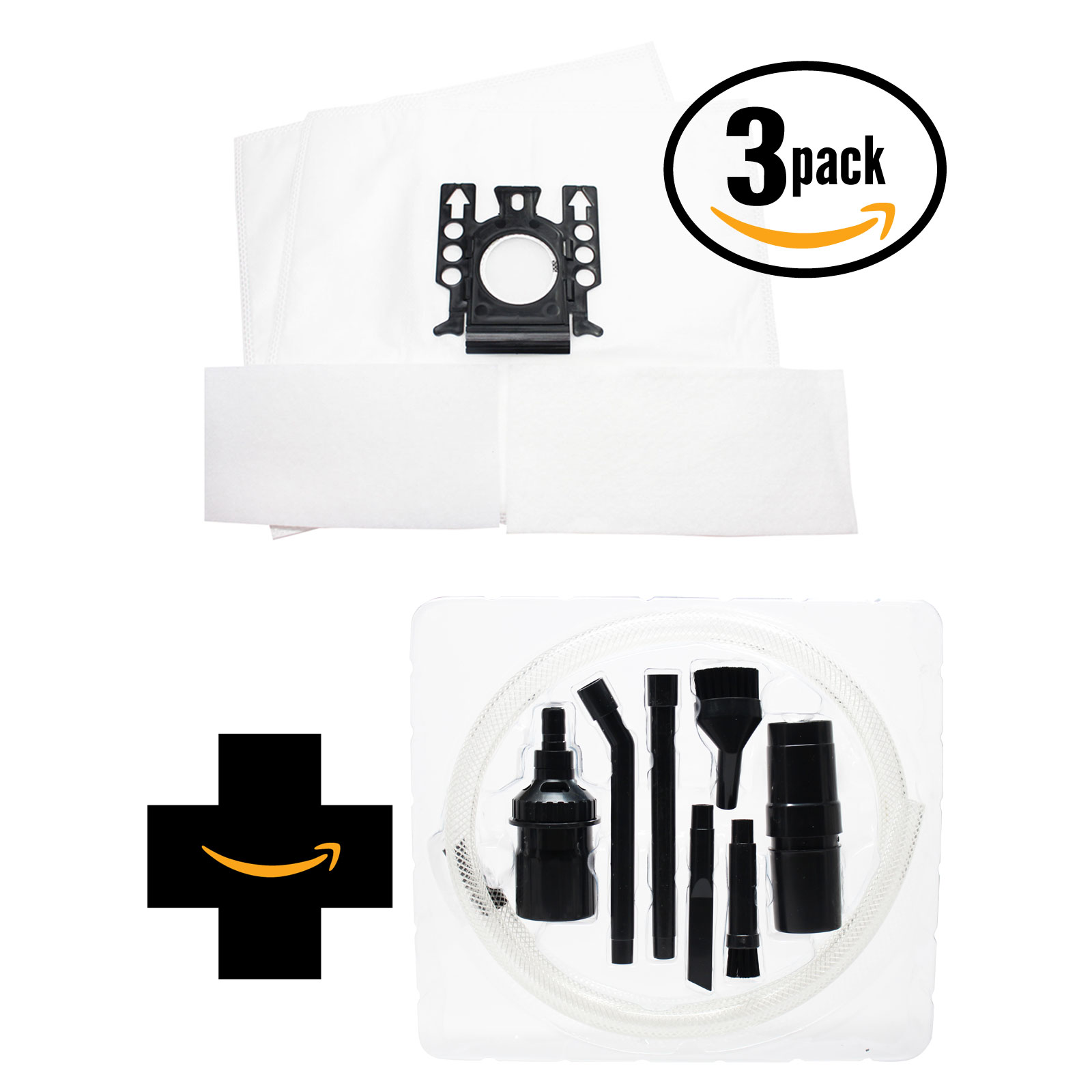 Kit 14 Sacchetti + Filtri FJM Per Aspirapolvere Miele (S6270 Onyx, S558, S6290 HomeCare, S514, C2, Ecc.) - Foto 6
