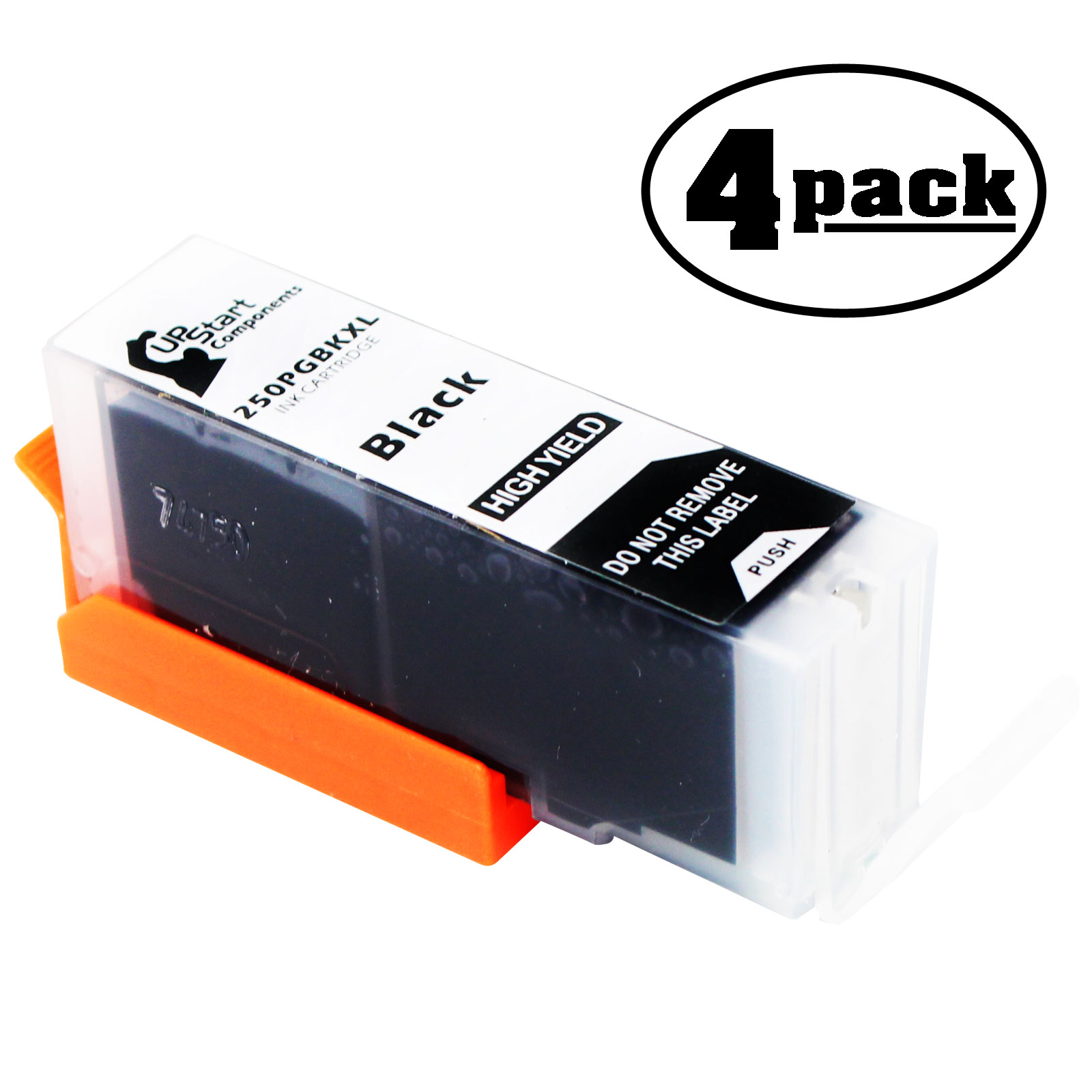 MG5420 MX722 4-Pack Black Ink Cartridge for Canon PIXMA IX6820 MX720 Printer