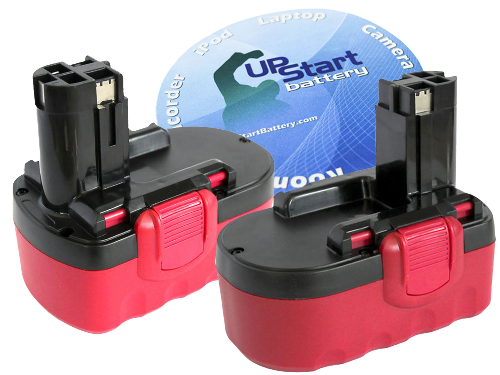 2x 18V Battery for Bosch 23618, 33618, 15618, 32618, GKS 18 V, GST