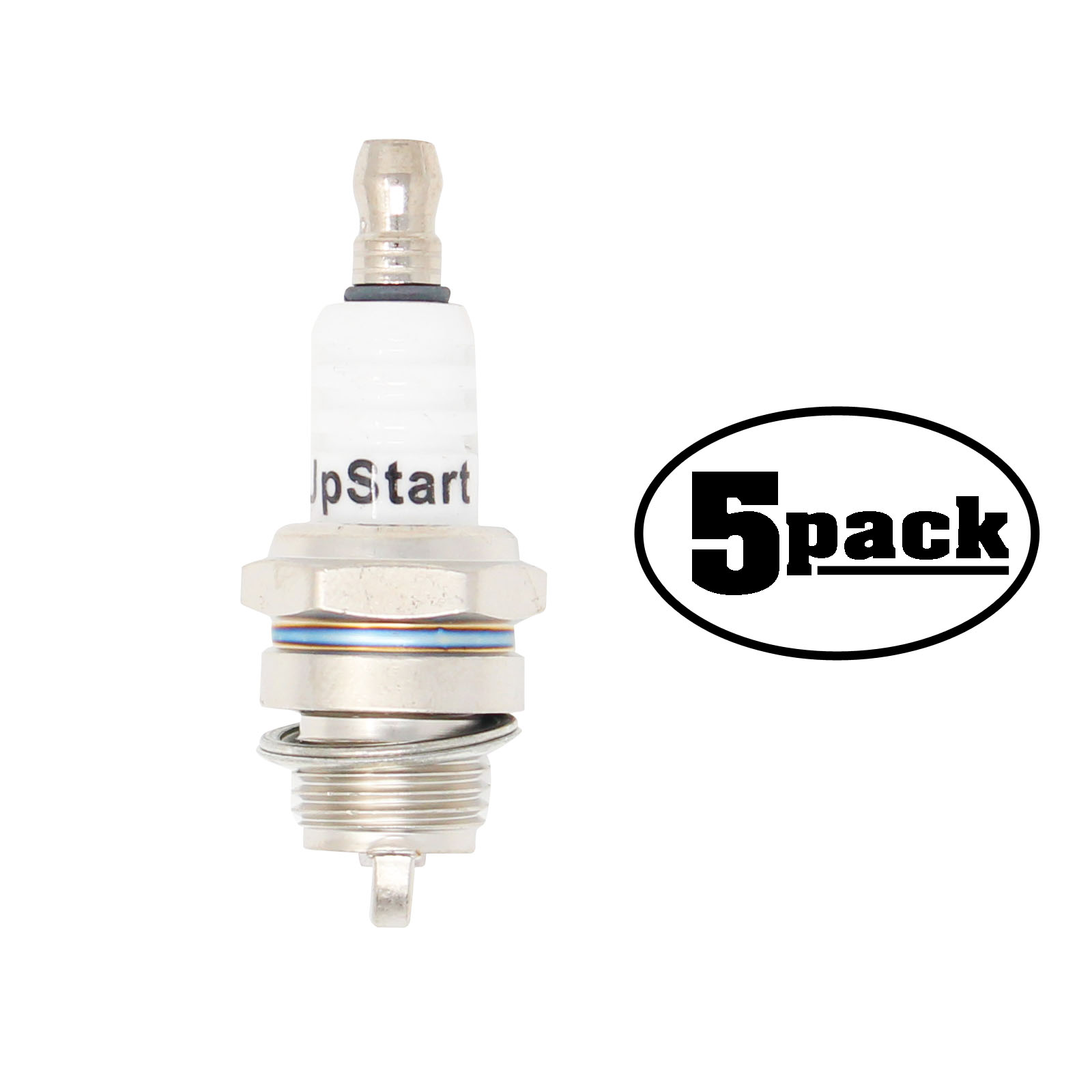 5Pack Compatible Spark Plugs for Poulan 3400, P3314 Chainsaw, Makita
