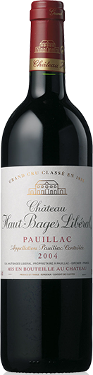 Château Haut-Bages Libéral Pauillac Grand Cru classé 2004