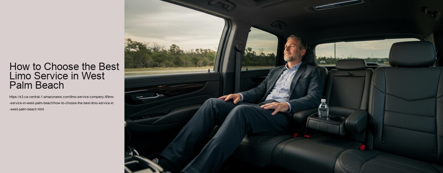 How to Choose the Best Limo Service in West Palm Beach