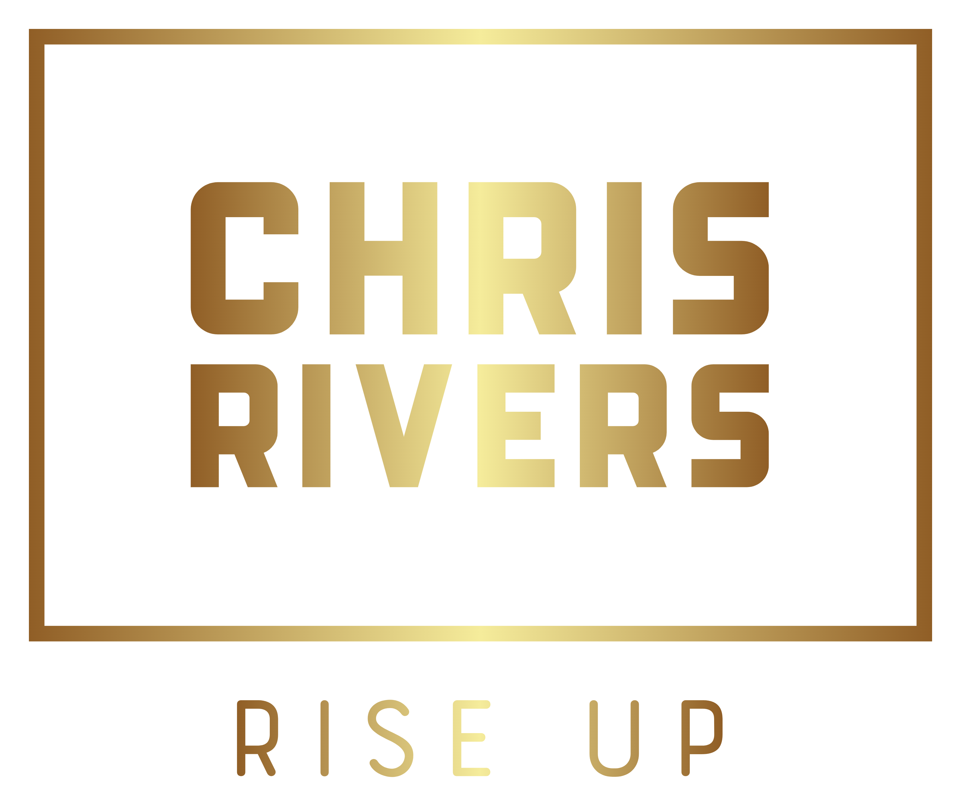 Gold logo: 