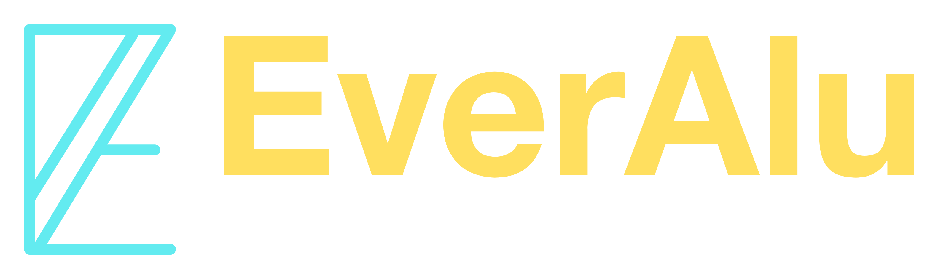 Logo of EverAlu, teal 