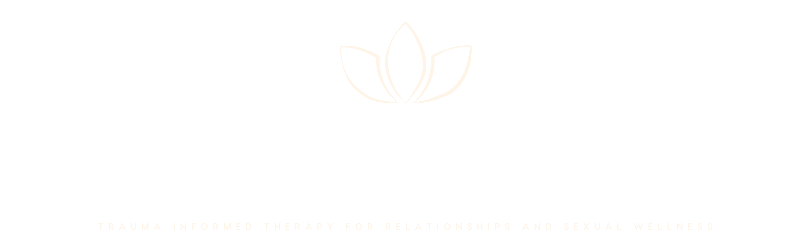 Logo with a stylized plant above text reading 