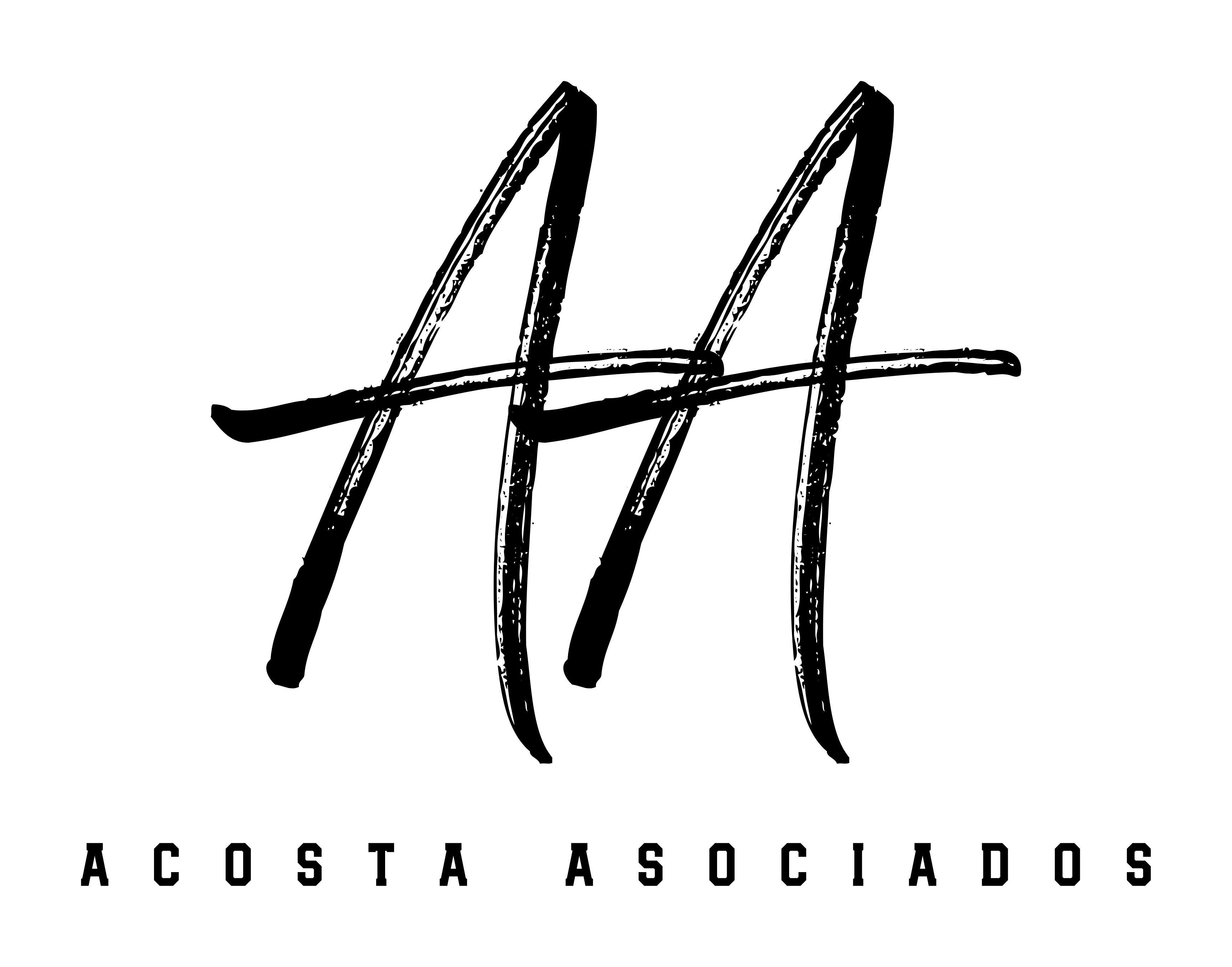 Black stylized “AA” logo with the words “Acosta Asociados” below.
