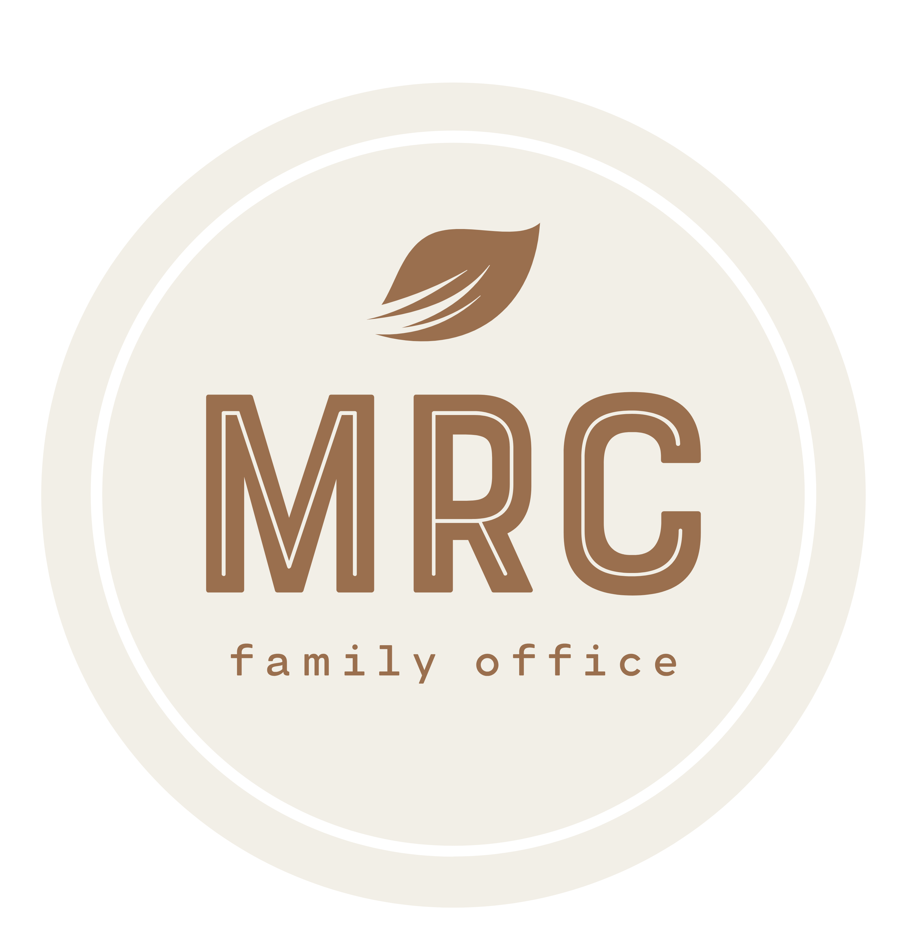 Brown and beige logo: