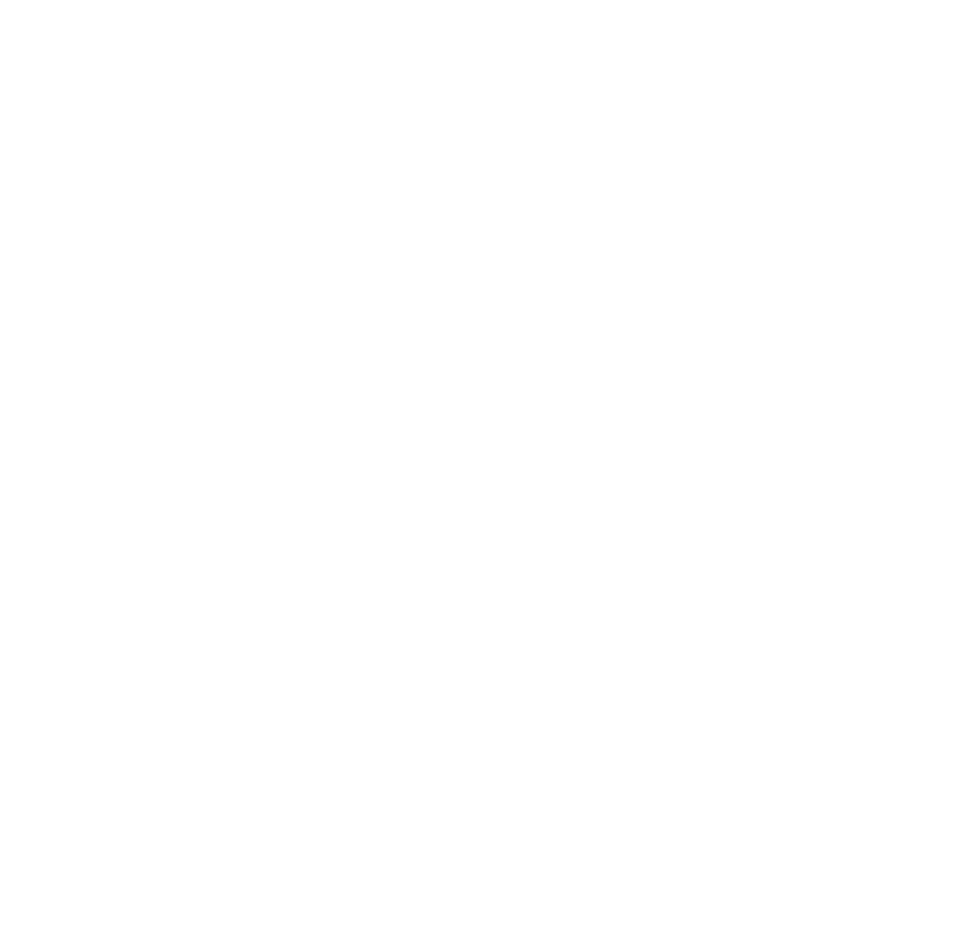 A circular logo on a white background with a magnifying glass icon above the words
