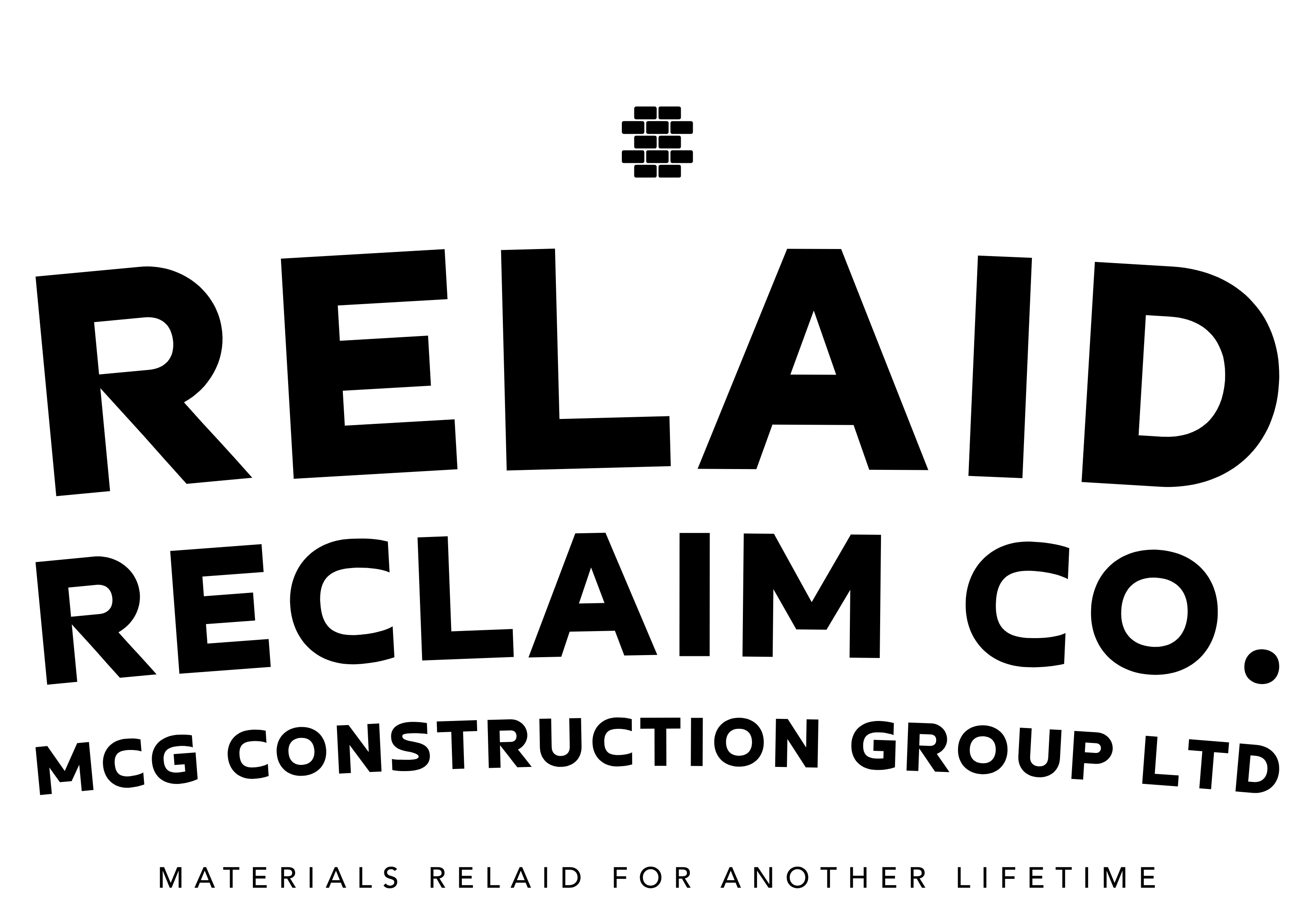 RELAID Reclaim Co. logo with black text and small tagline on white background