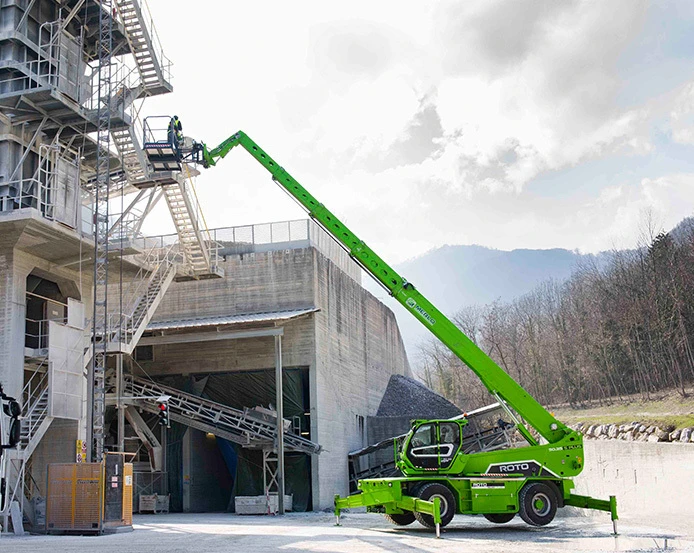 Roto50 35 Industrial Maintenance Basket Installing 5