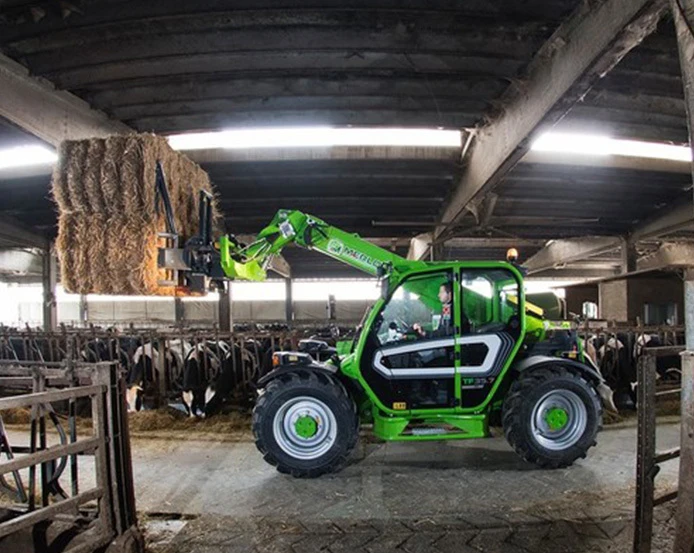 TF33 9 Dairy Handling hay Dairy farm