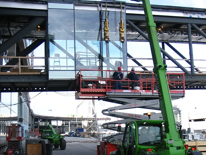Glazier setup jib