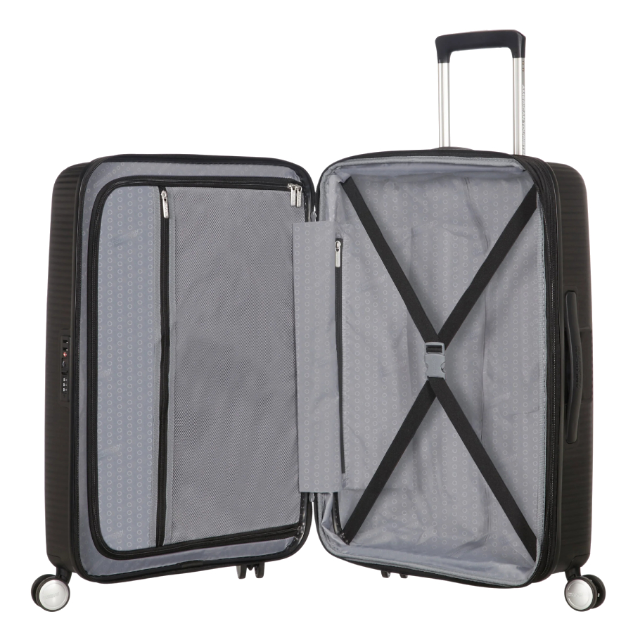 Additional view 2 of Valise à roulettes extensible Curio - Noir Bass - Grand