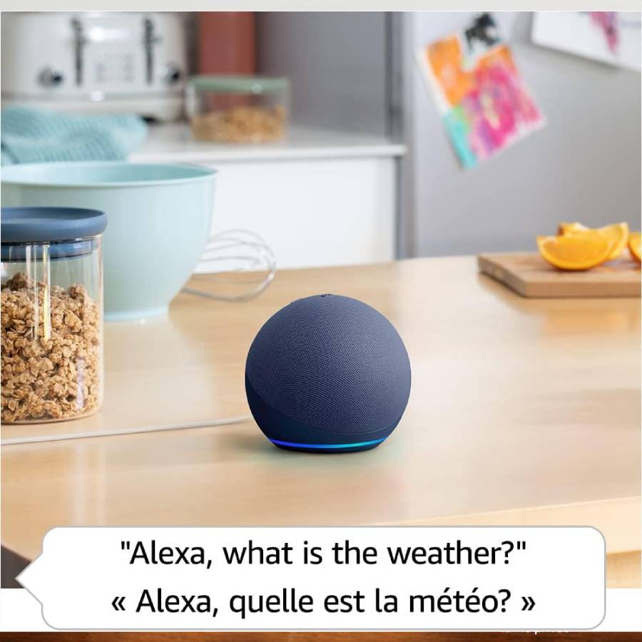 Additional view 2 of Echo Dot Haut-parleur intelligent (5e génération) - Bleu Océan