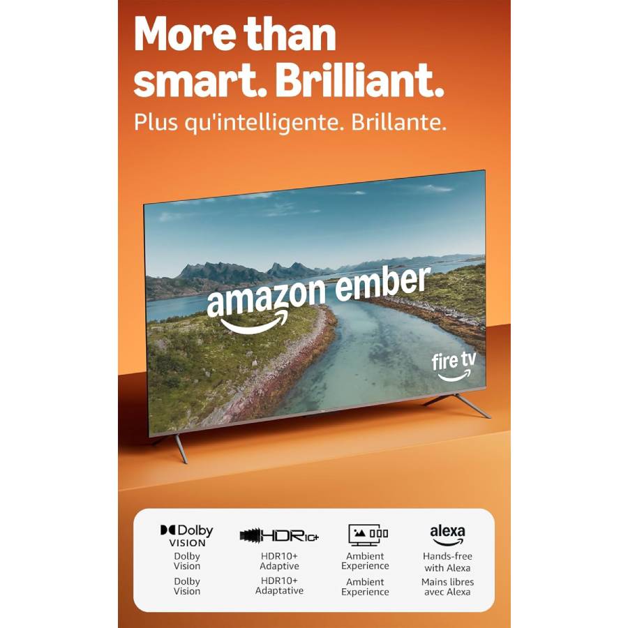Additional view 2 of Téléviseur Ember 50 pouces 4k série QLED avec Fire TV