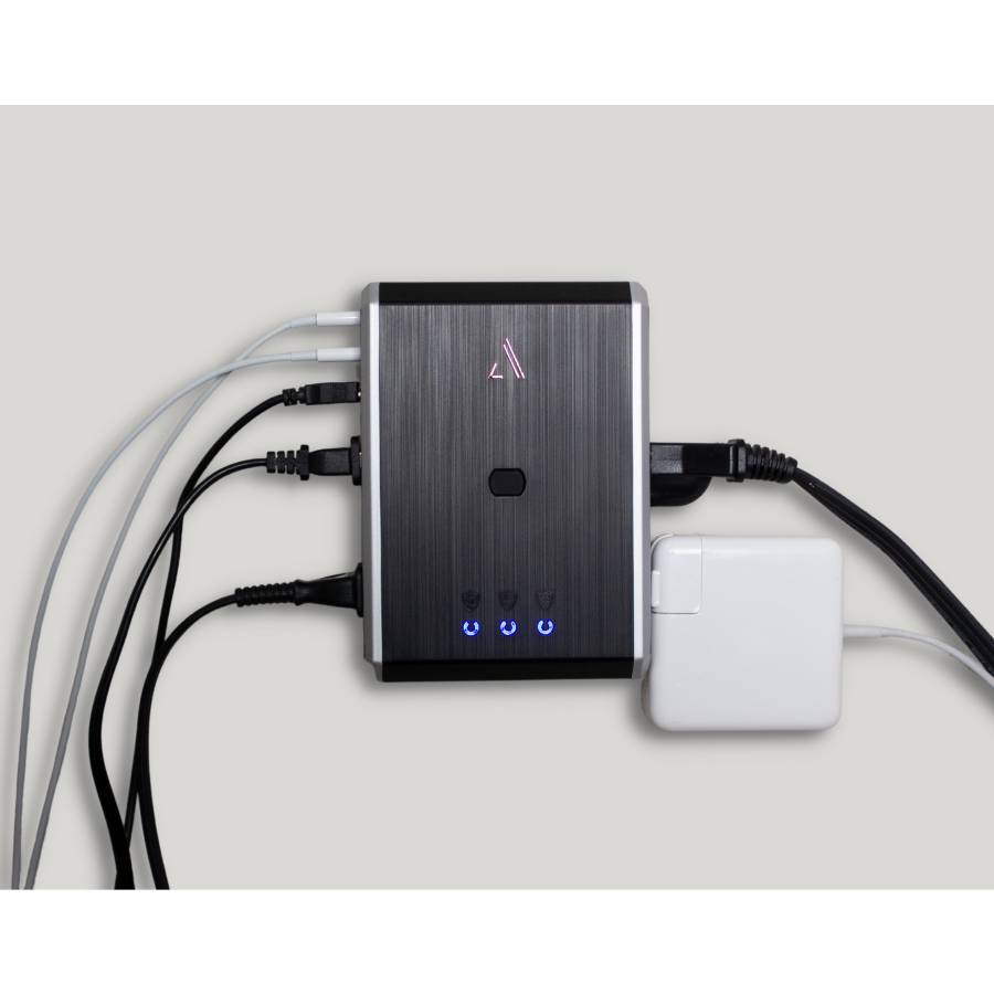 Additional view 2 of Vll Series 4-Outlet Wall Charger With Omniport USB, 45W USB-C PD & 20W USB-C PD Ports