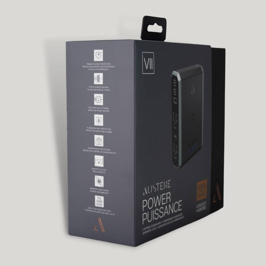 Additional view 1 of Vll Series 4-Outlet Wall Charger With Omniport USB, 45W USB-C PD & 20W USB-C PD Ports