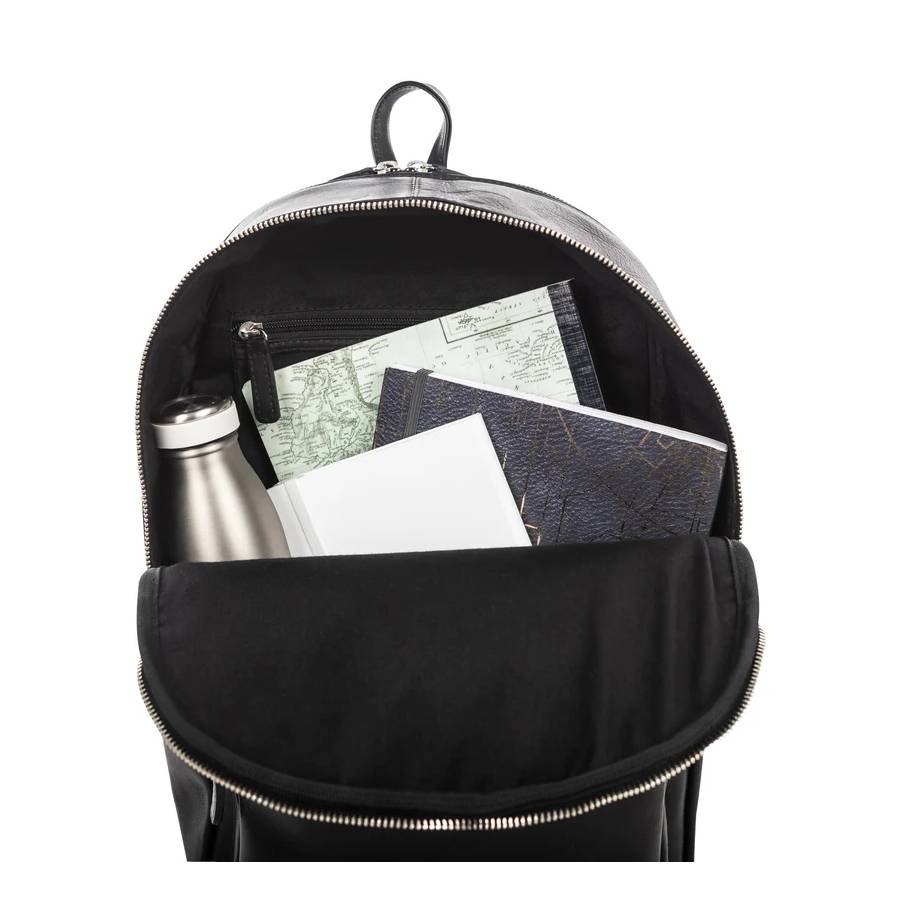 Additional view 2 of Colombia Leather Backpack - Black