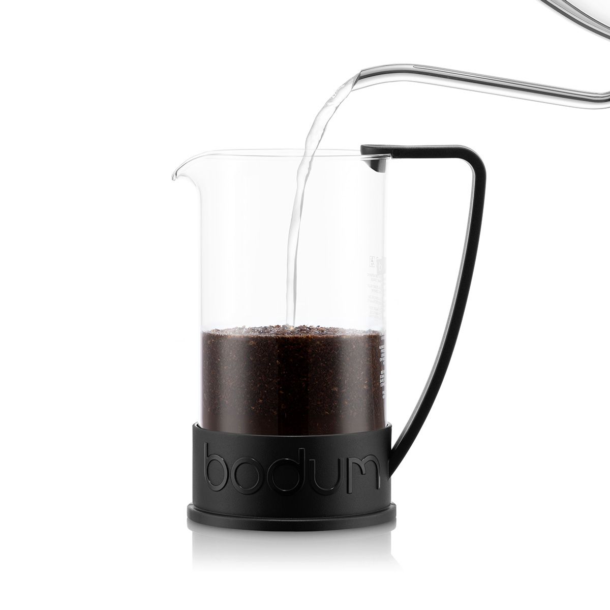 Additional view 3 of Cafetière Brazil French Press 1.0 l, 34 oz - Noir