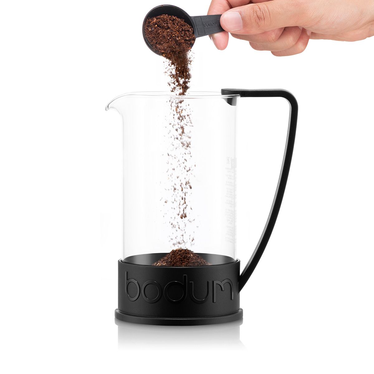Additional view 1 of Cafetière Brazil French Press 1.0 l, 34 oz - Noir