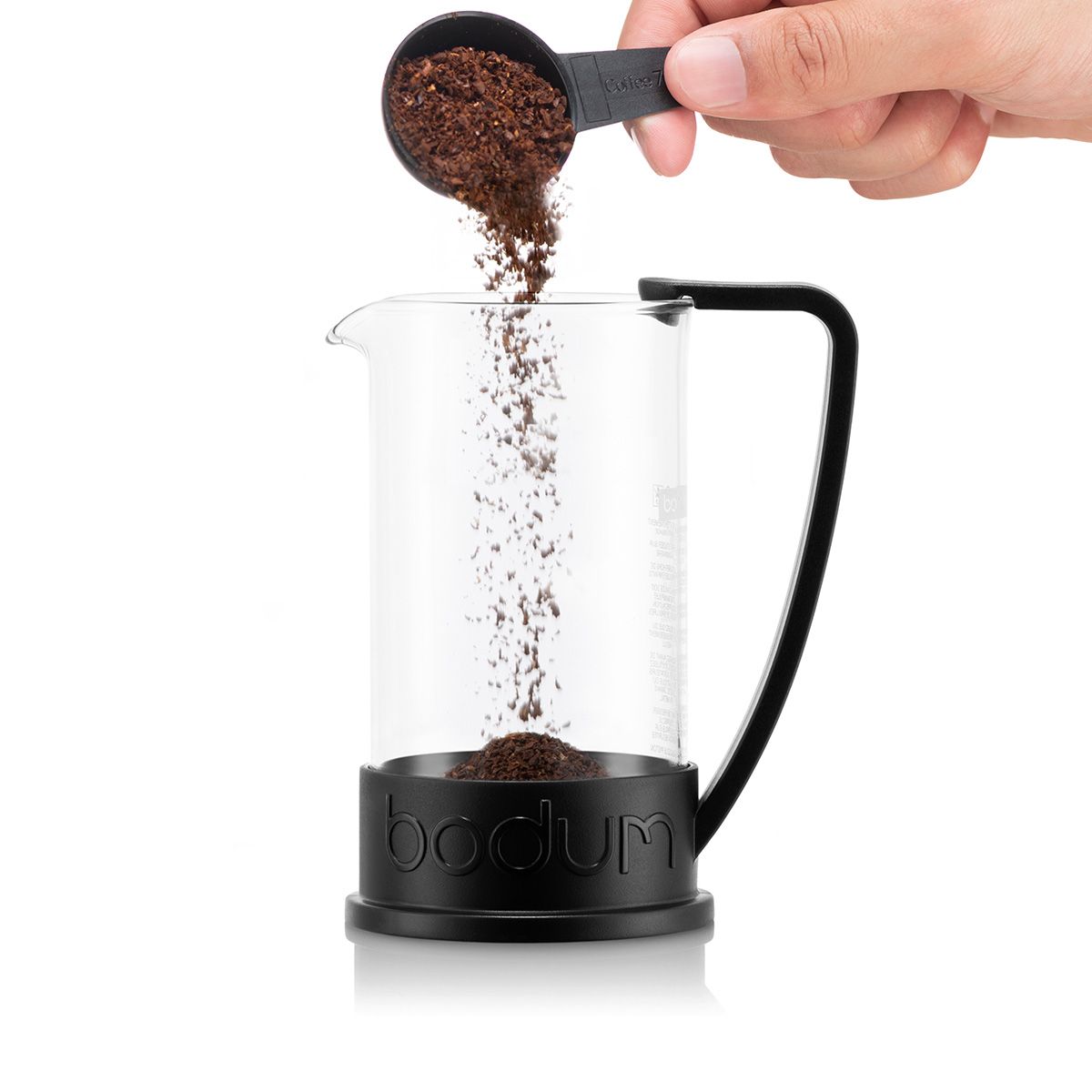 Additional view 1 of Cafetière Brazil French Press 0.35 l, 12 oz  - Noir
