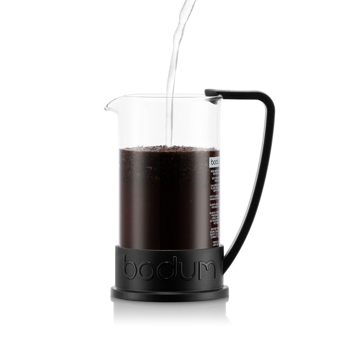 Additional view 4 of Cafetière Brazil French Press 0.35 l, 12 oz  - Noir