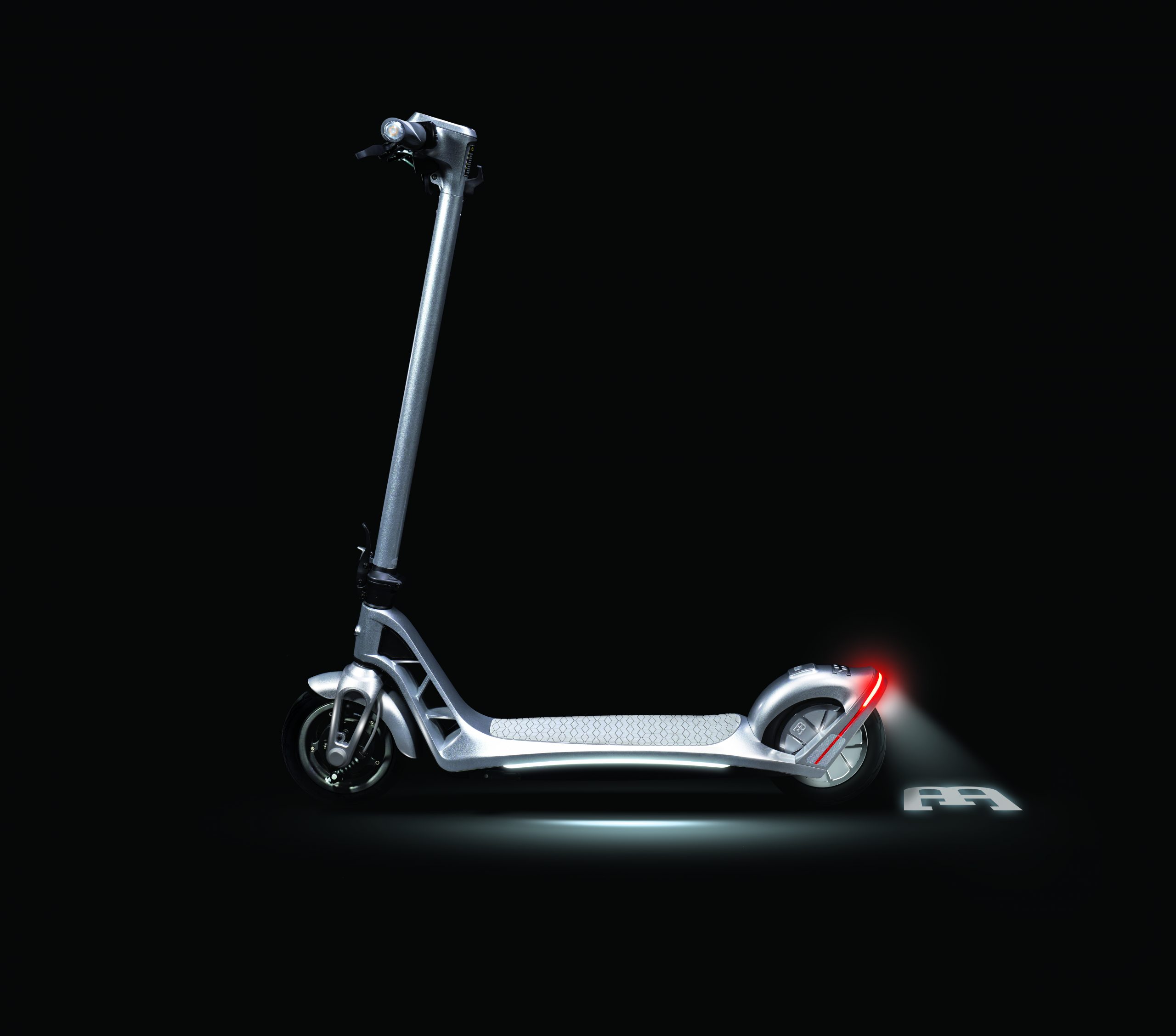 Additional view 2 of Scooter électrique premium pliable- Argent