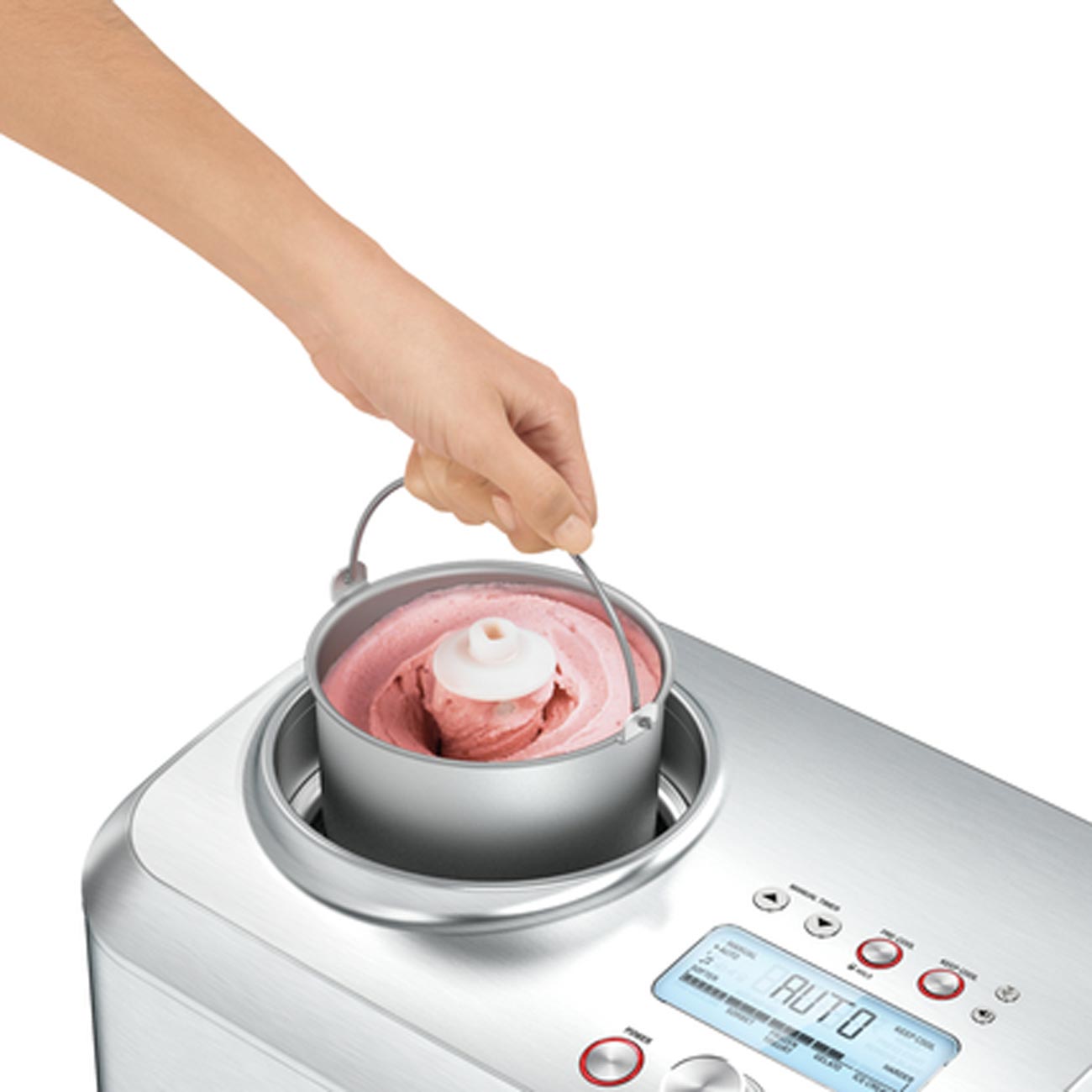 Additional view 2 of Machine à crème glacée Smart Scoop - Acier inoxydable brossé