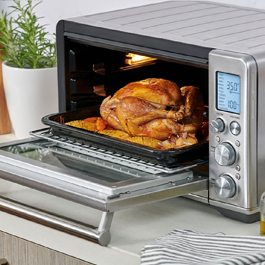 Additional view 1 of Friteuse à air chaud Smart Oven Air Fryer - Bleu Damas
