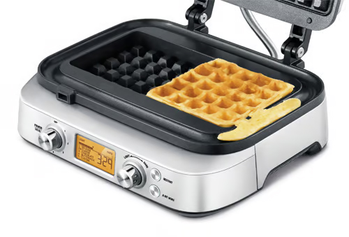 Additional view 2 of Gaufrier à 2 tranches Smart Waffle Pro - Acier inoxydable brossé
