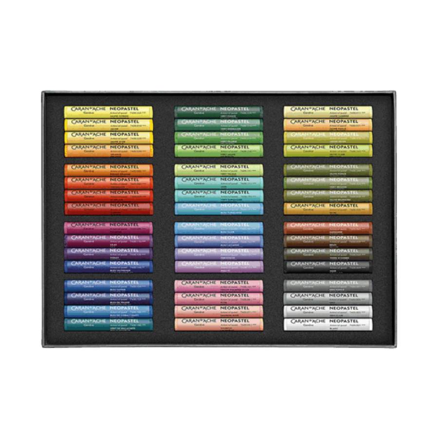 Additional view 1 of Boîte Neopastel à l'huile - 48 Pastels