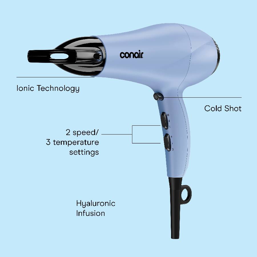 Additional view 2 of Conair Hyaluronic Hydro Boost Dryer - Blue