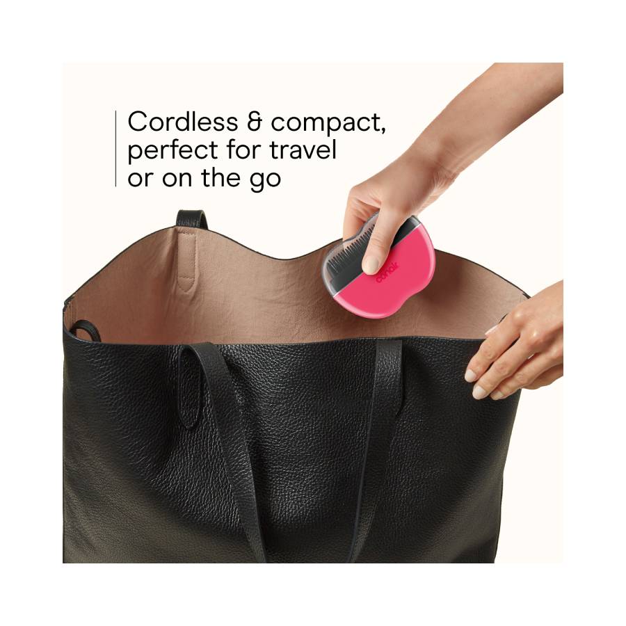 Additional view 1 of Conair Cordless Heated Brush - Pink