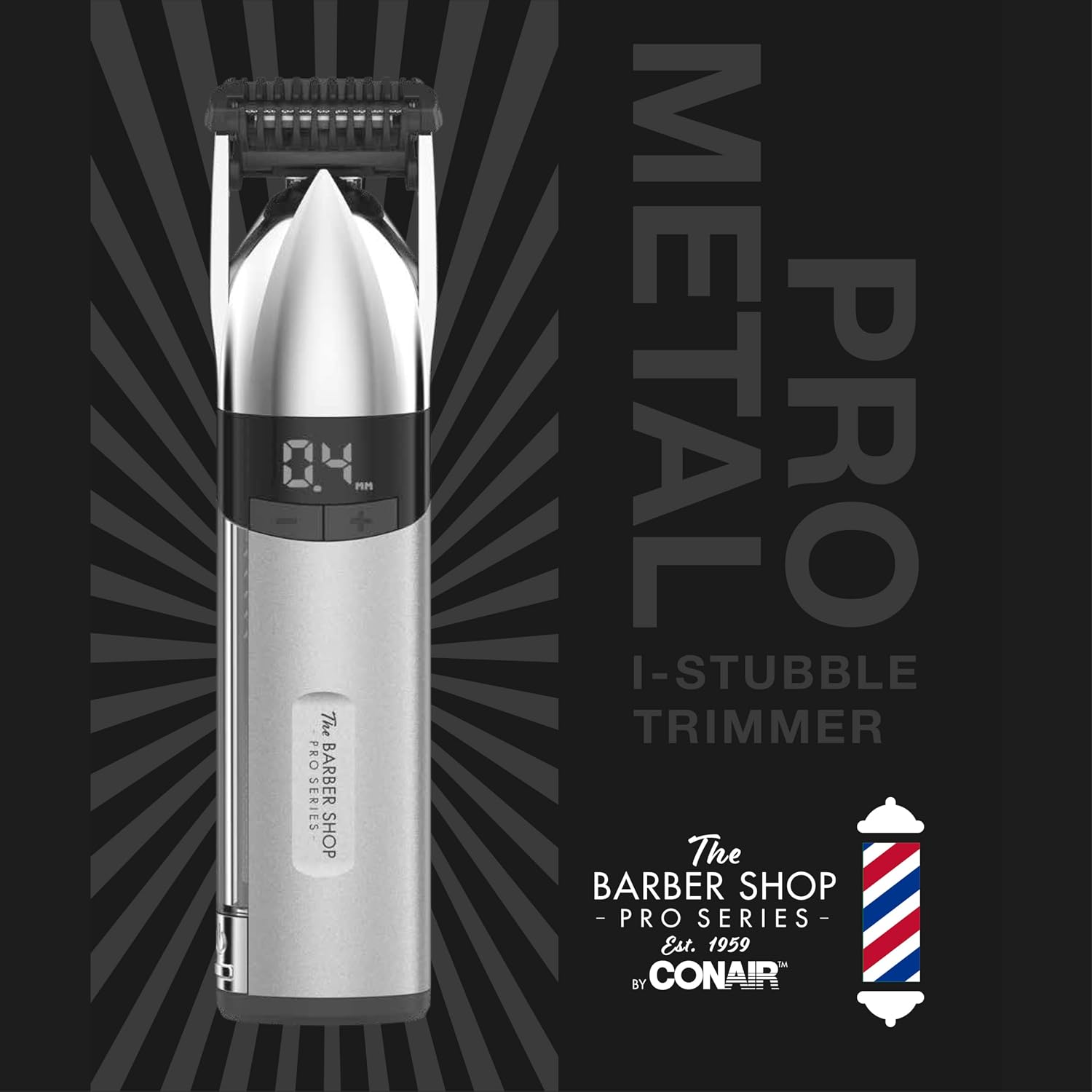 Additional view 1 of The Barber Shop Pro Metal Series I-Stubble Trimmer