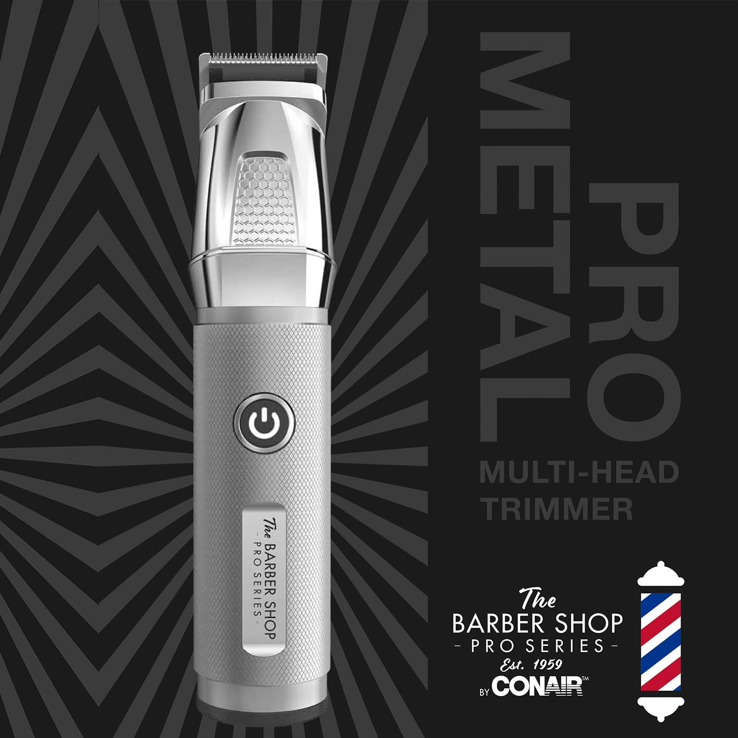 Additional view 3 of Kit de tondeuse à cheveux au lithium-ion Pro Metal Series Barber Shop