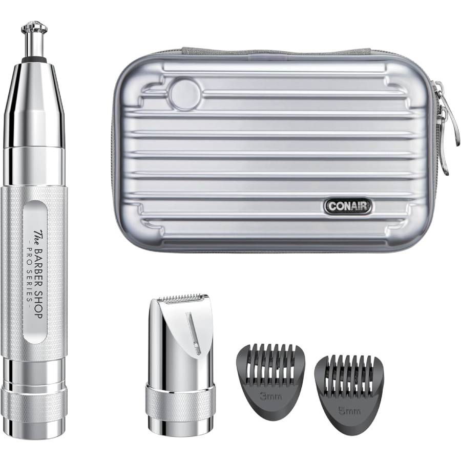 Additional view 1 of The Barber Shop Pro Metal Series Diamond Head Nose and Ear Trimmer