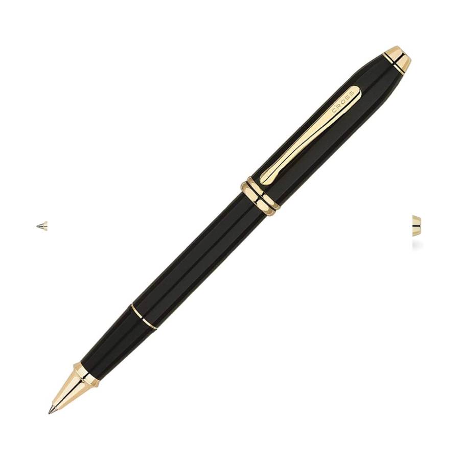 Additional view 2 of Stylo à bille Cross Townsend Classic en laque noire