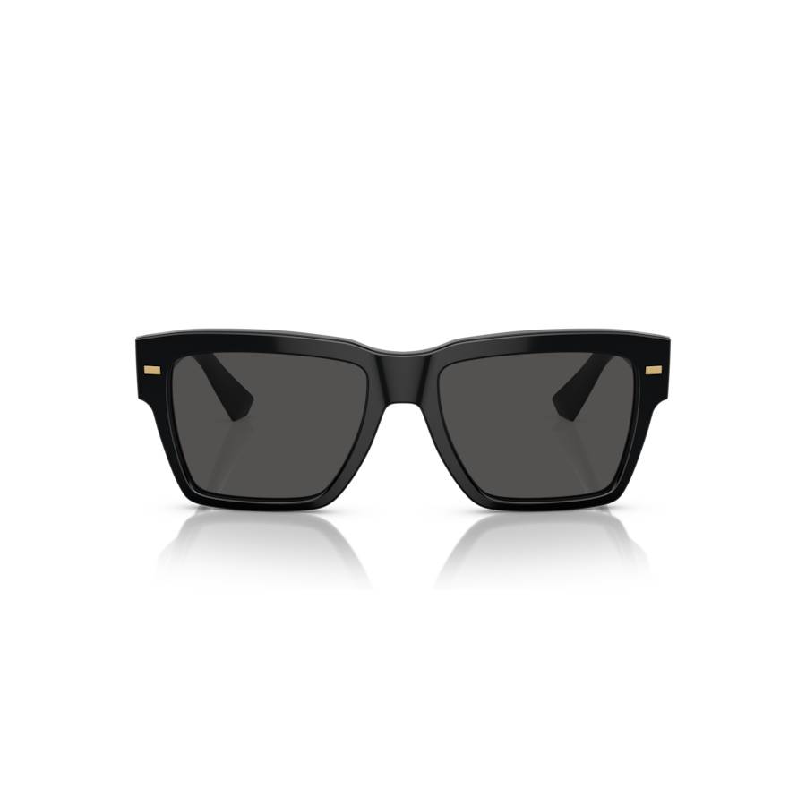 Additional view 2 of Lunettes de soleil carrées - Hommes - Noir