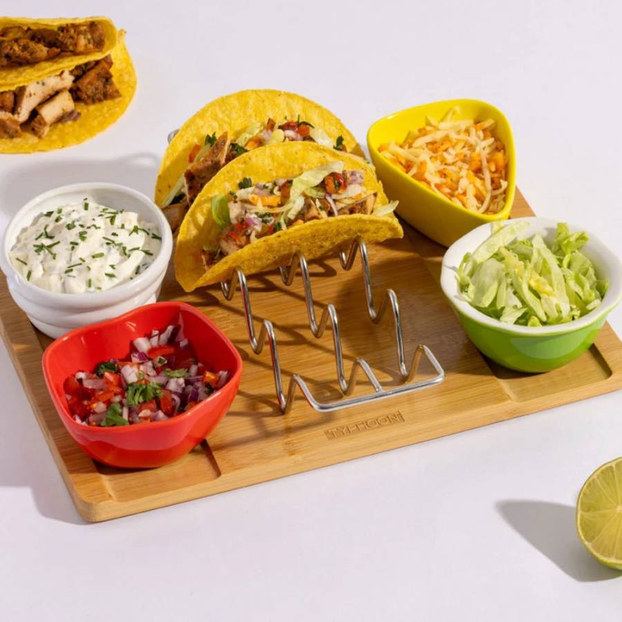 Additional view 1 of Ensemble de service à tacos Typhoon