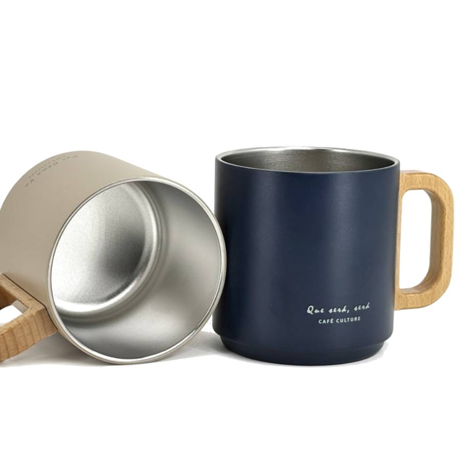 Additional view 1 of Café Culture Que Sera Sera Double Walled Mug