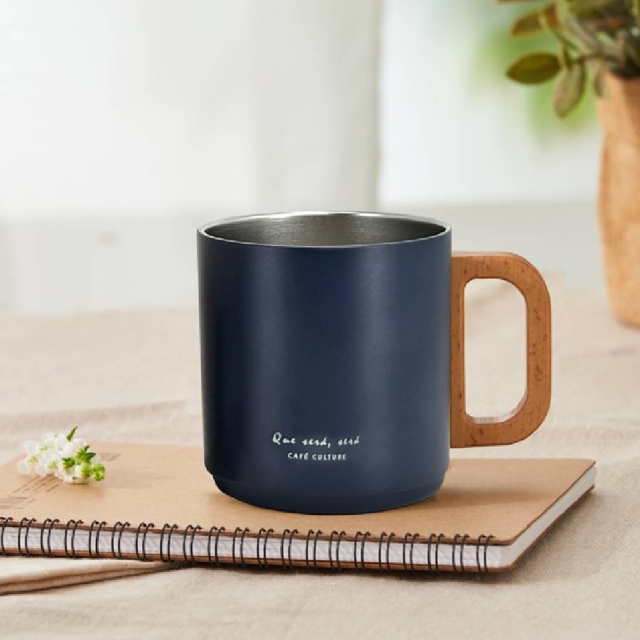 Additional view 2 of Café Culture Que Sera Sera Double Walled Mug