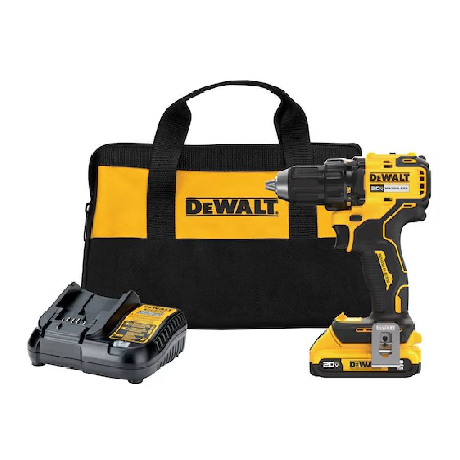 Additional view 1 of 20V MAX Brushless Cordless Drill/Driver Kit with Work Light, Laser Level, and Screwdriving Set 