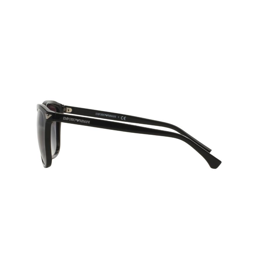 Additional view 2 of Lunettes de soleil carrées - Femmes - Noir brillant