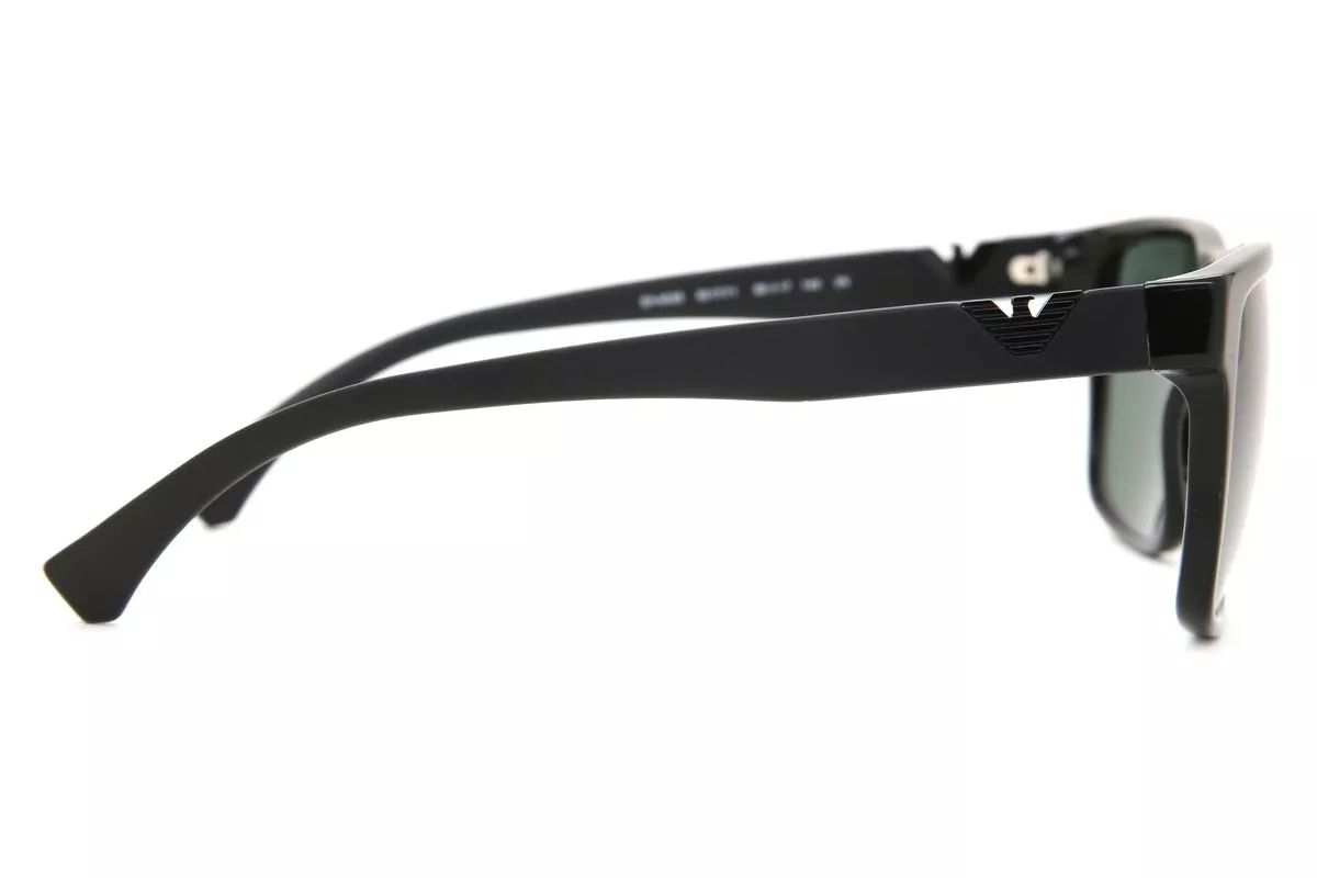Additional view 2 of Lunettes de soleil carrées pour homme EA4035 - Noir
