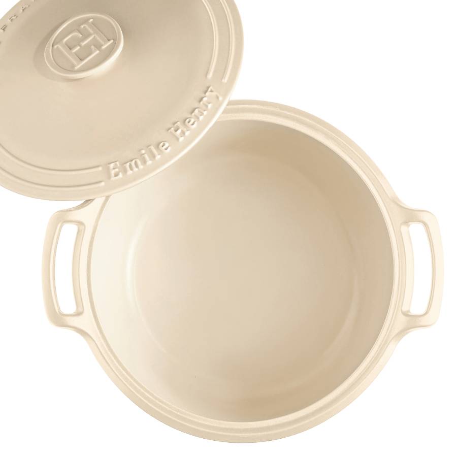 Additional view 2 of Faitout rond Sublime - Crème - 4.2 L