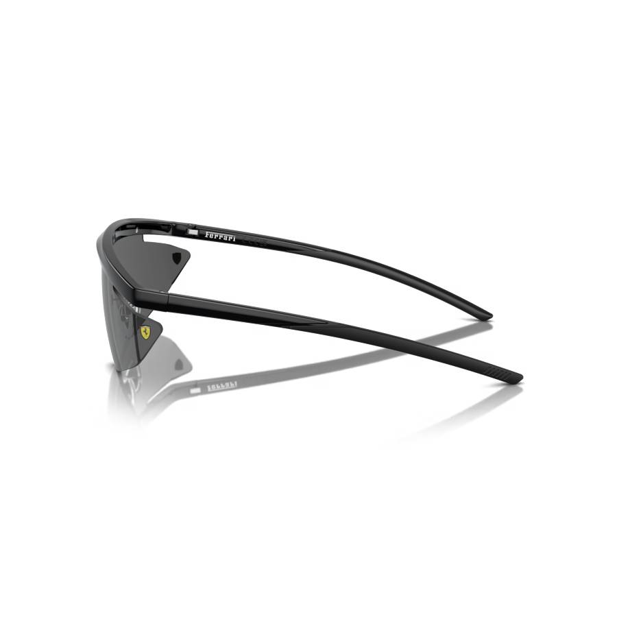 Additional view 1 of Lunettes de soleil irrégulières - Unisexe - Noir