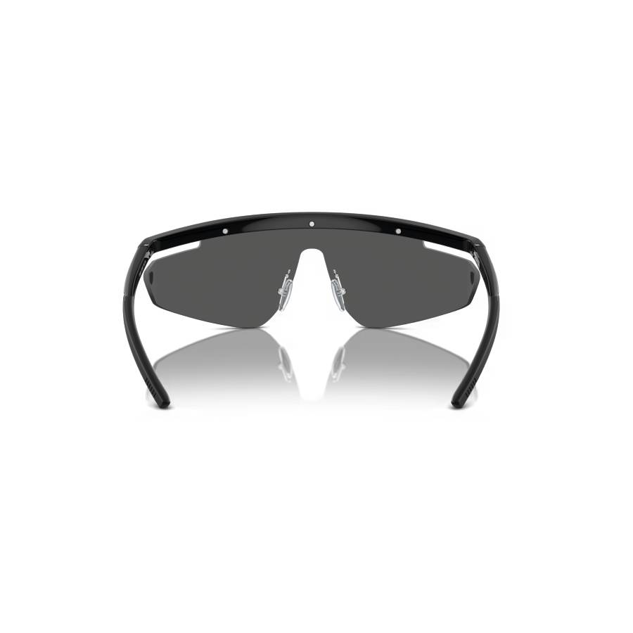 Additional view 2 of Lunettes de soleil irrégulières - Unisexe - Noir