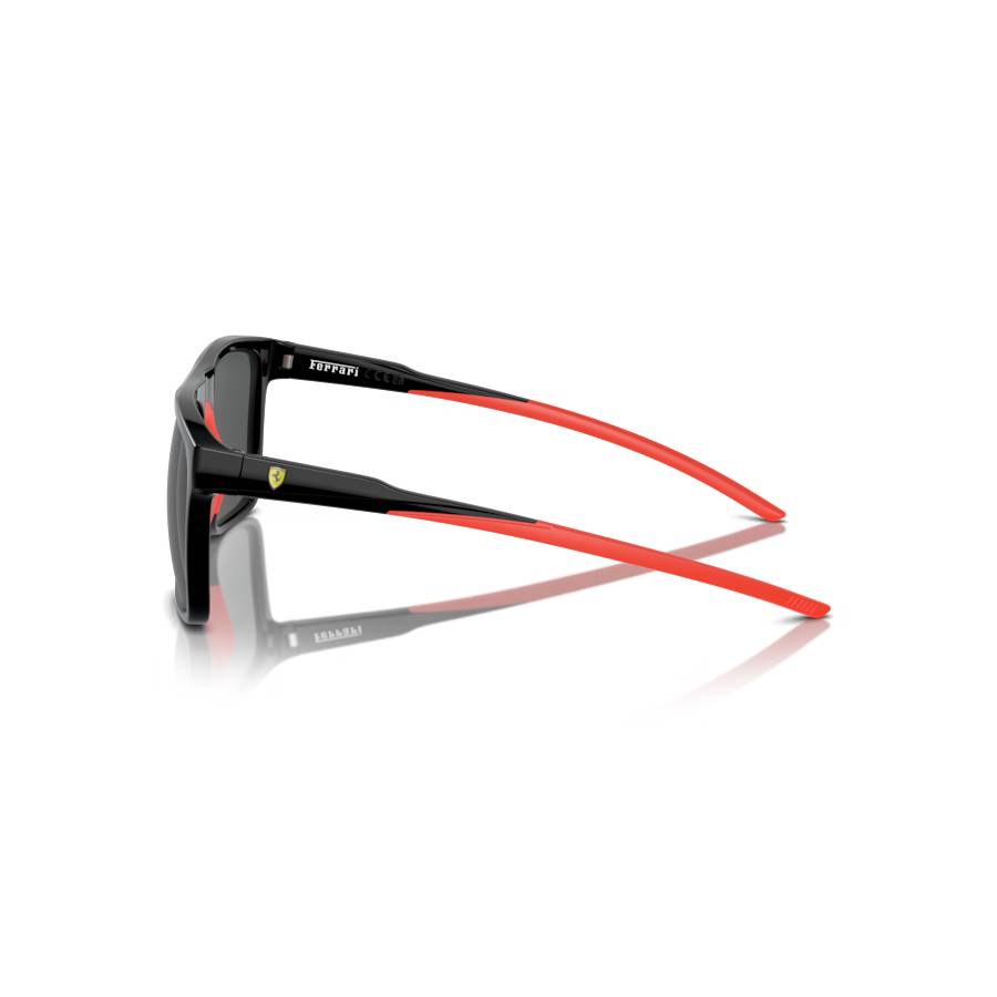 Additional view 2 of Lunettes de soleil carrées - Hommes - Noir